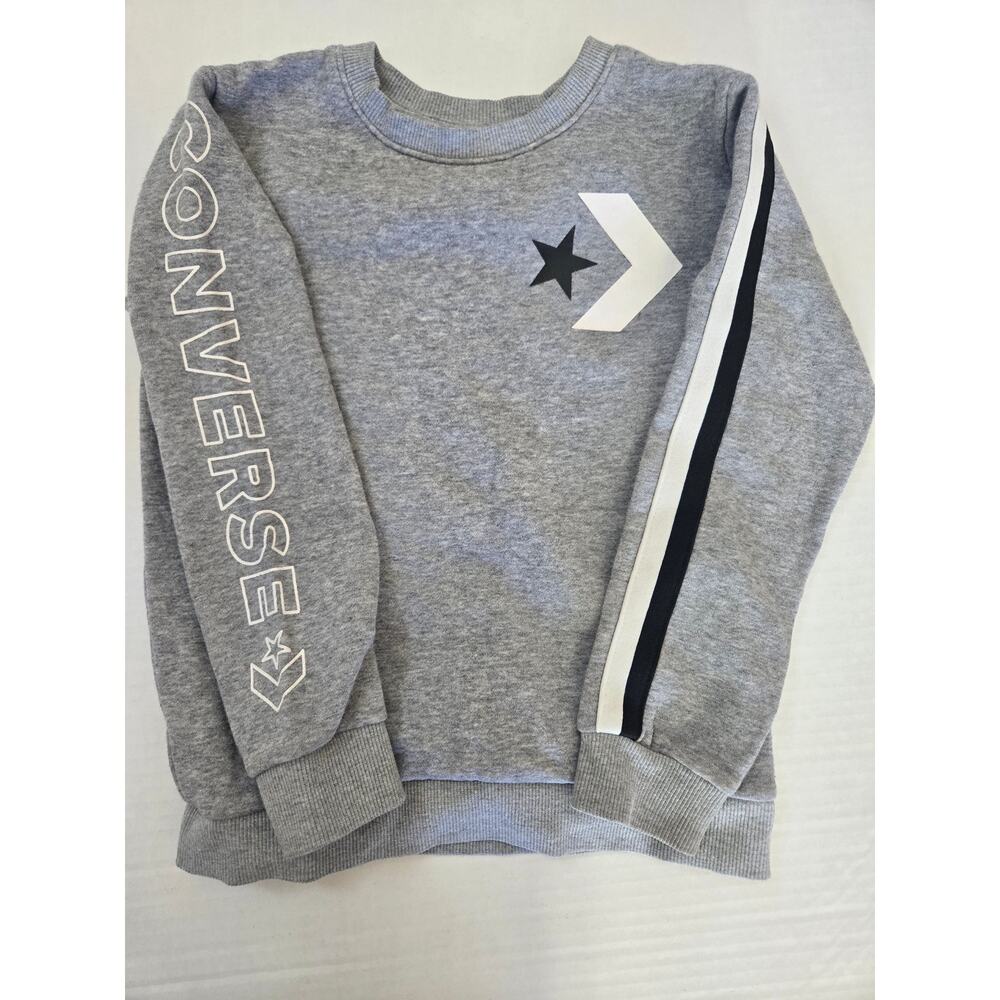 Converse Sweatshirt Heather Grey Youth 6 Medium (5-6 yrs)